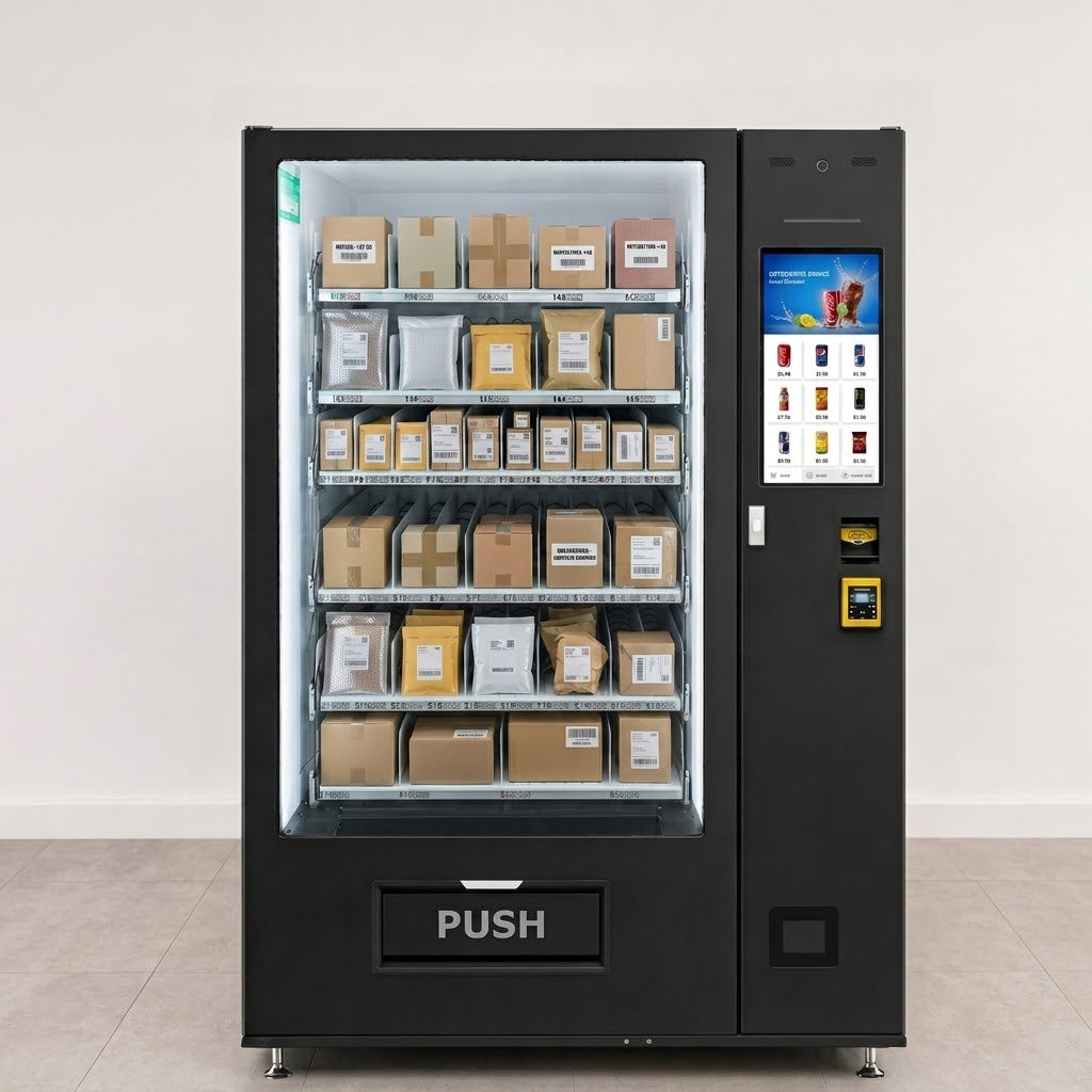 Secret Pack Automat 22 Zoll mit Förderbander